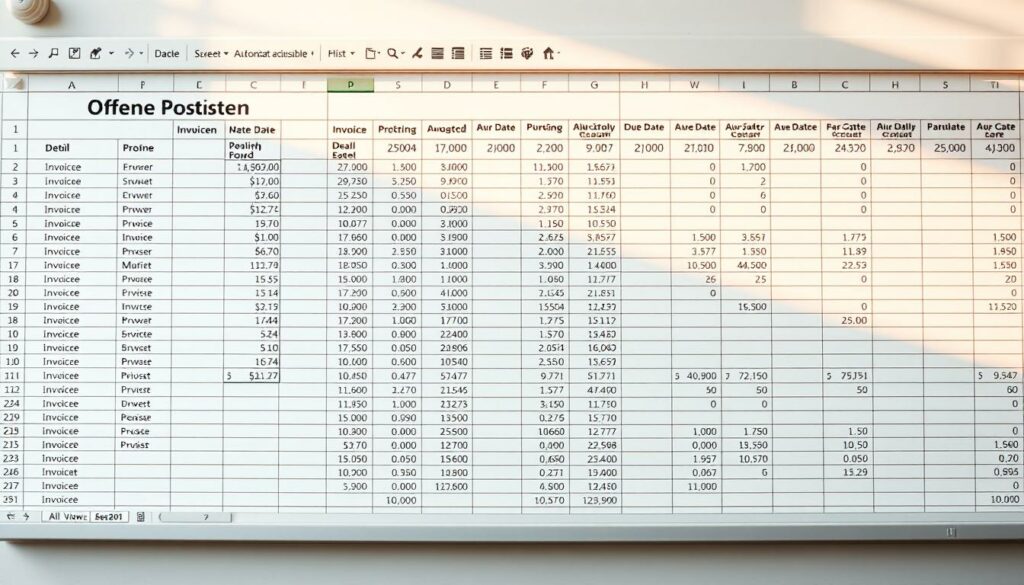 Offene Posten Excel Vorlage hier kostenlos downloaden