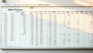 Offene Posten Excel Vorlage hier kostenlos downloaden