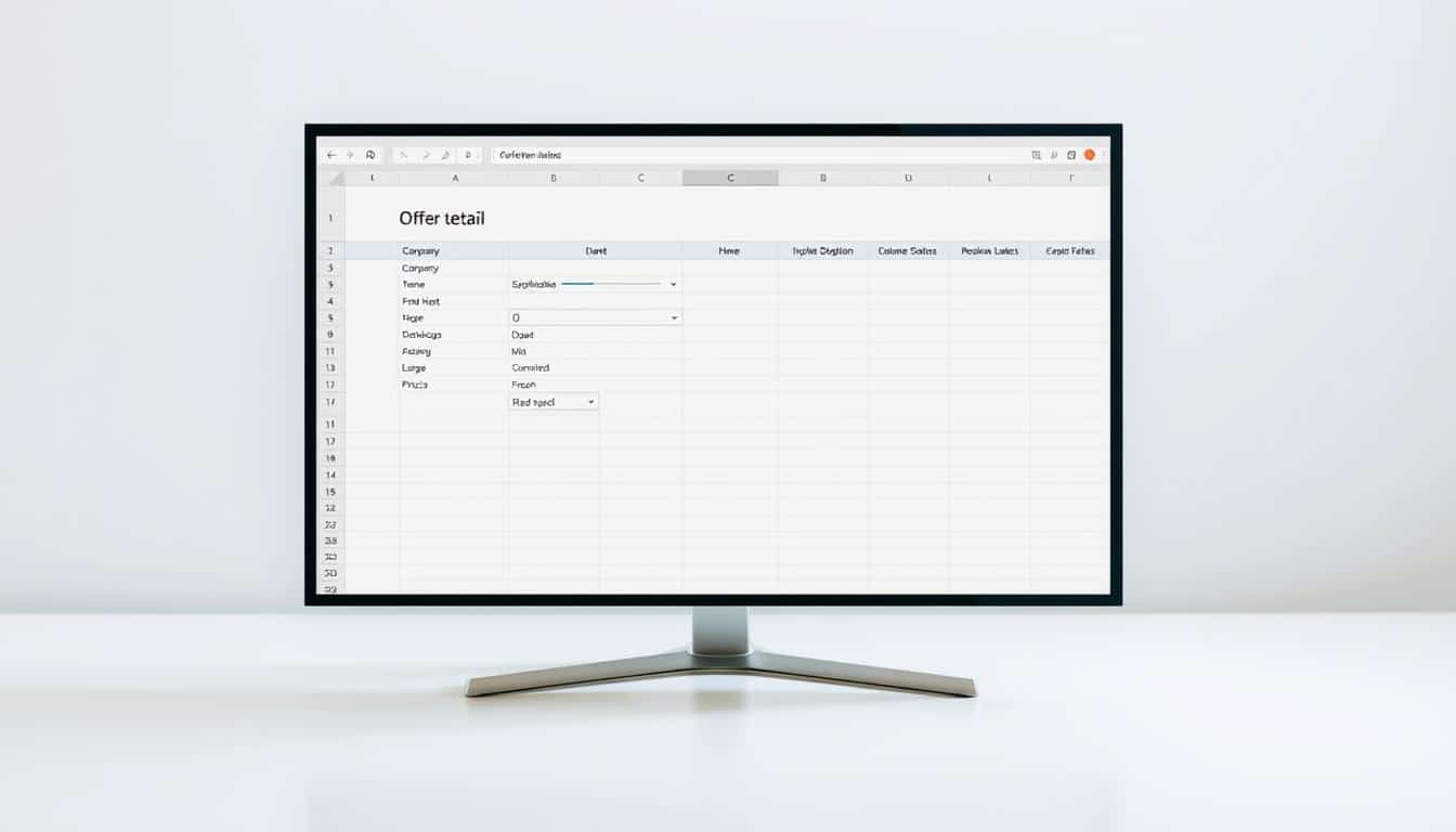 Offerten Excel Vorlage hier kostenlos downloaden