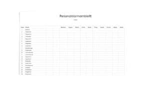 Personalstammdatenblatt Excel Vorlage hier kostenlos downloaden