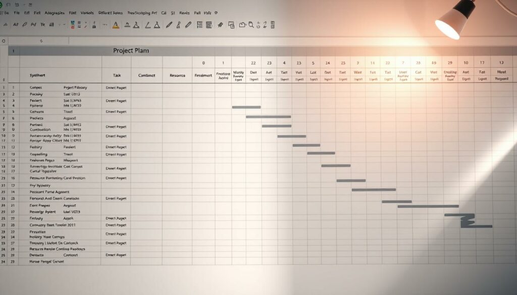 Projektplan  Excel Vorlage hier kostenlos downloaden