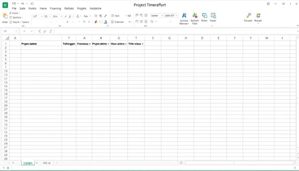 Projektstundenerfassung Excel Vorlage hier kostenlos downloaden