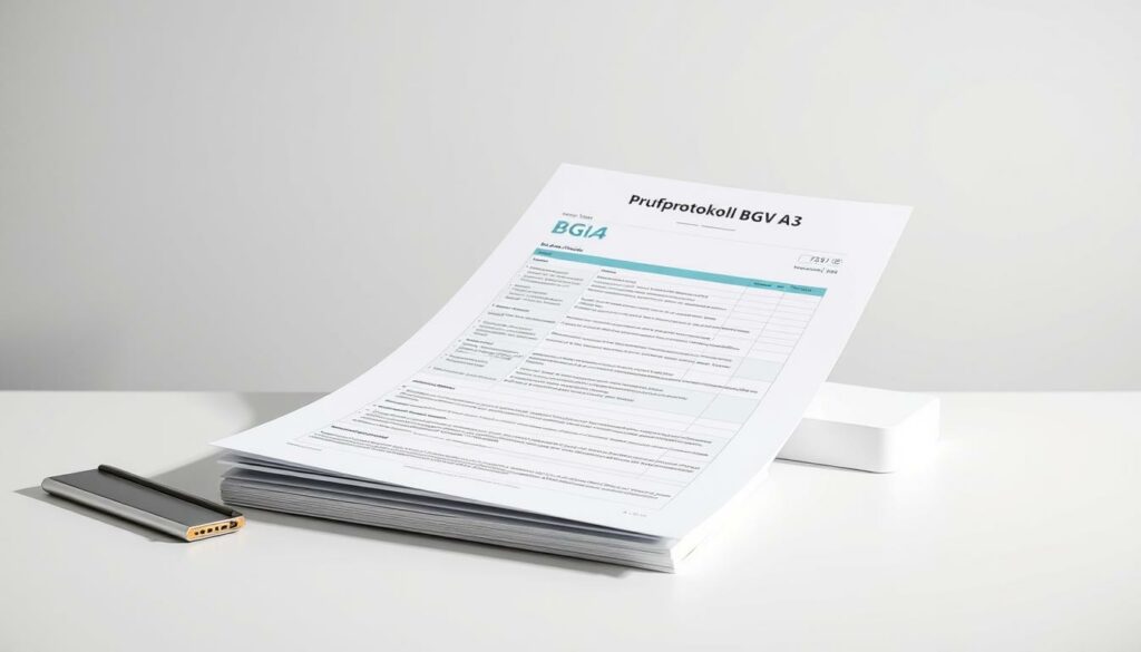 Prüfprotokoll BGV A3 Excel Vorlage hier kostenlos downloaden
