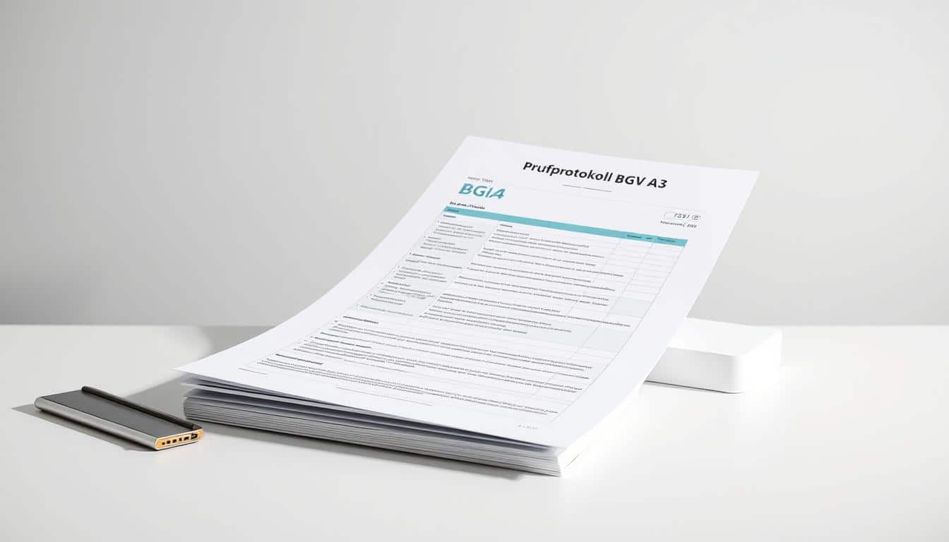 Prüfprotokoll BGV A3 Excel Vorlage hier kostenlos downloaden