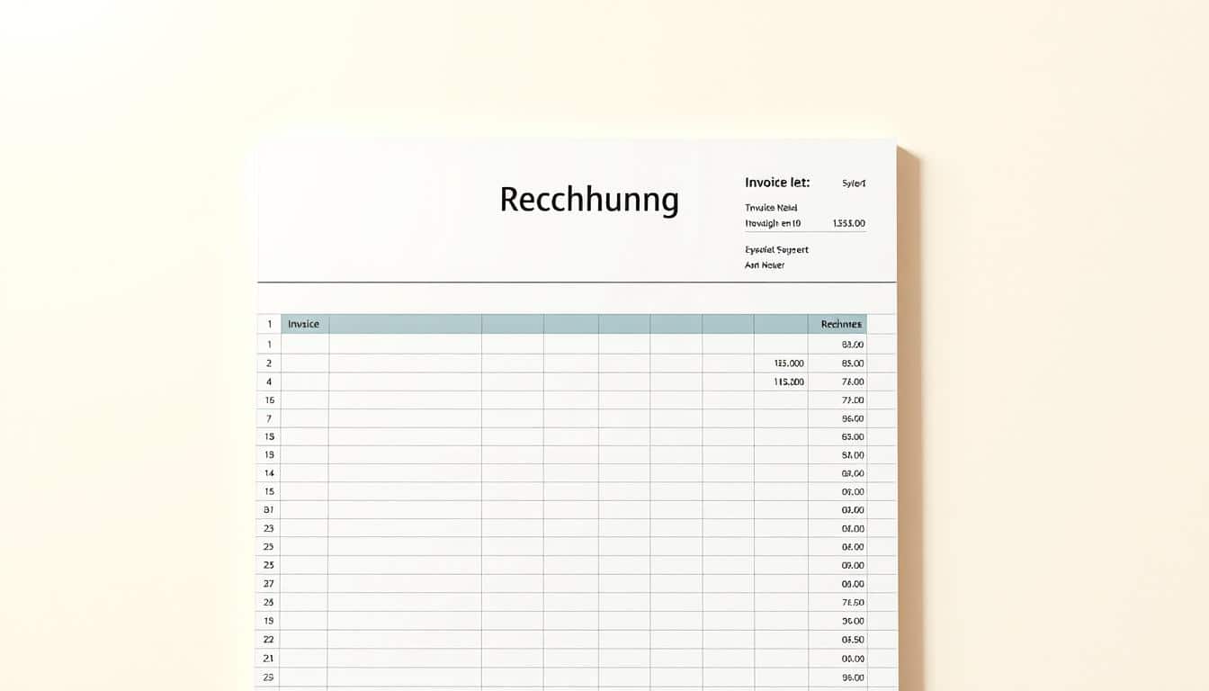 Rechnung Excel Vorlage hier kostenlos downloaden