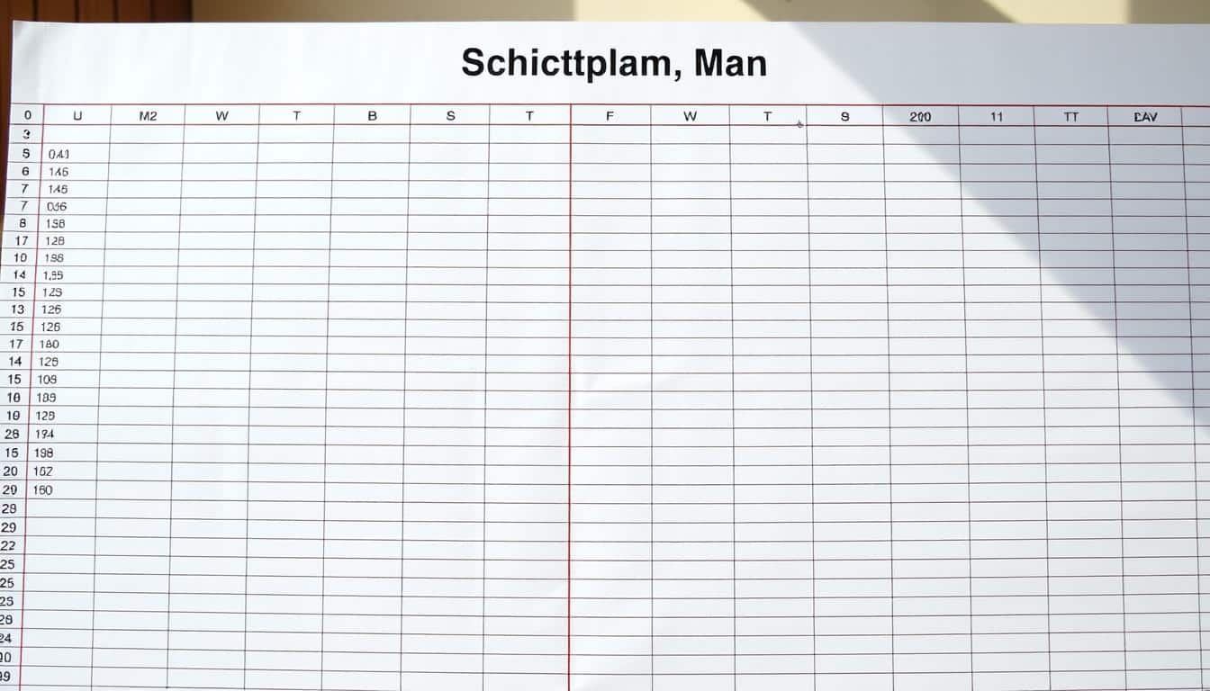 Schichtplan Monat Excel Vorlage hier kostenlos downloaden