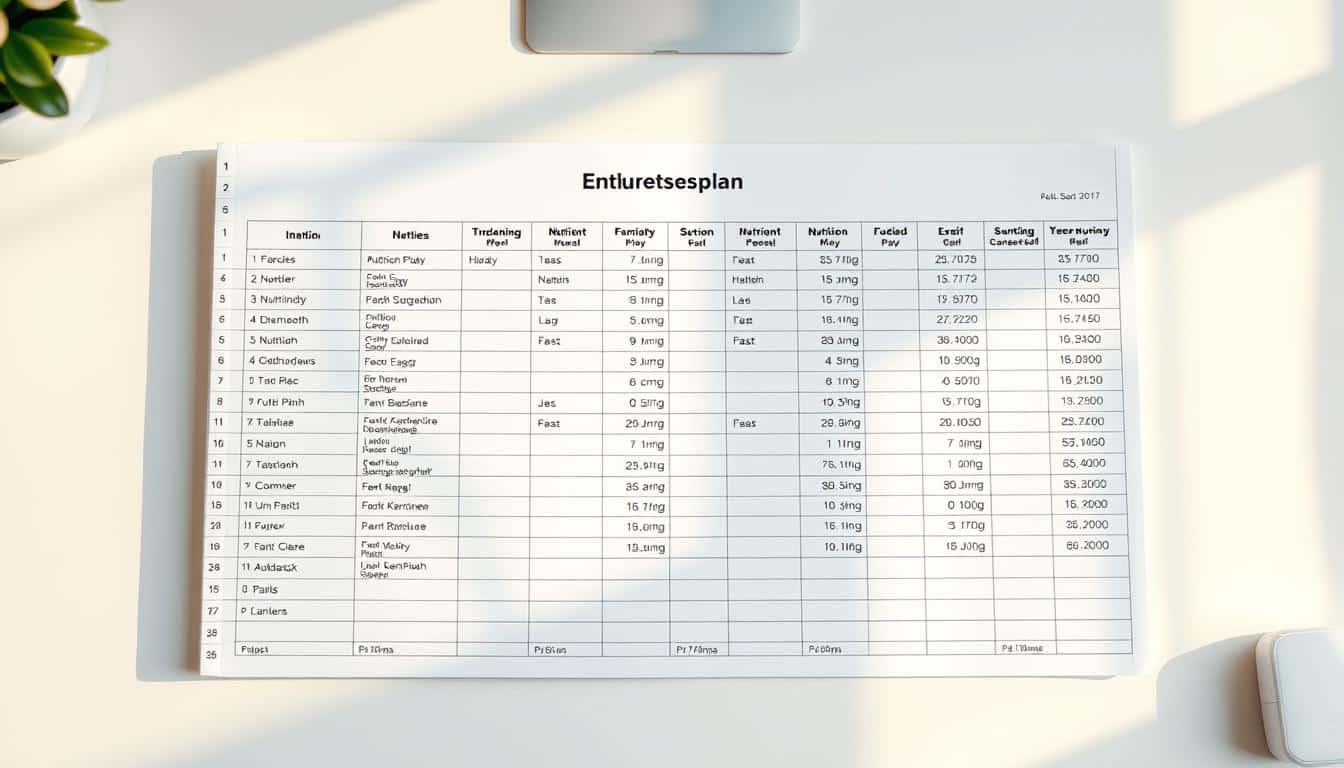 Speiseplan Excel Vorlage hier kostenlos downloaden