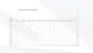 Statistische Versuchsplanung Excel Vorlage hier kostenlos downloaden