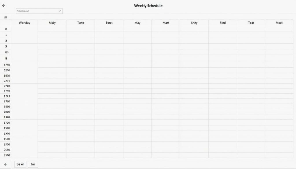 Stundenplan Excel Vorlage hier kostenlos downloaden