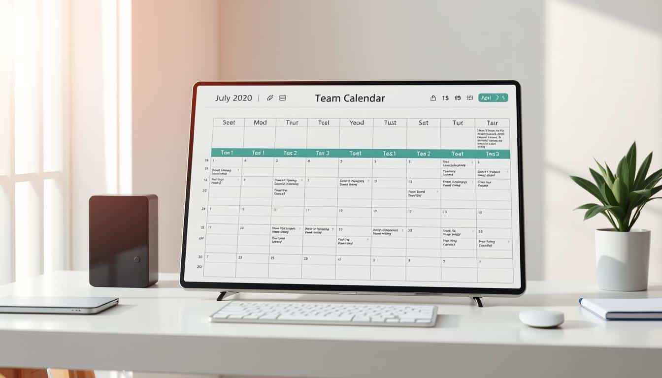 Teamkalender Excel Vorlage hier kostenlos downloaden