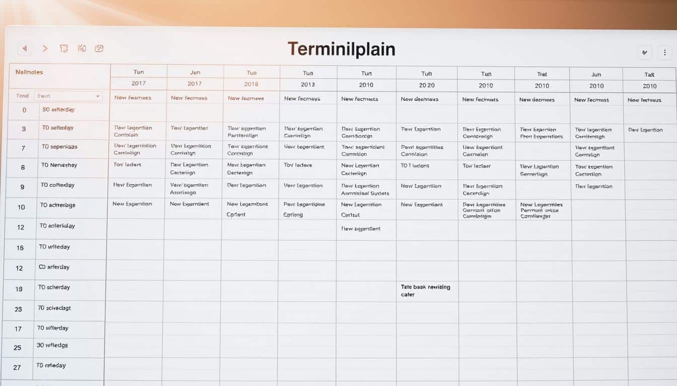Terminplan Excel Vorlage hier kostenlos downloaden