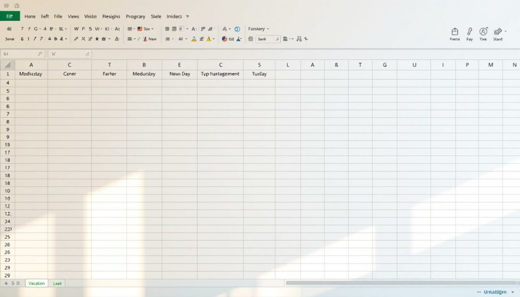 Urlaubsliste Excel Vorlage hier kostenlos downloaden