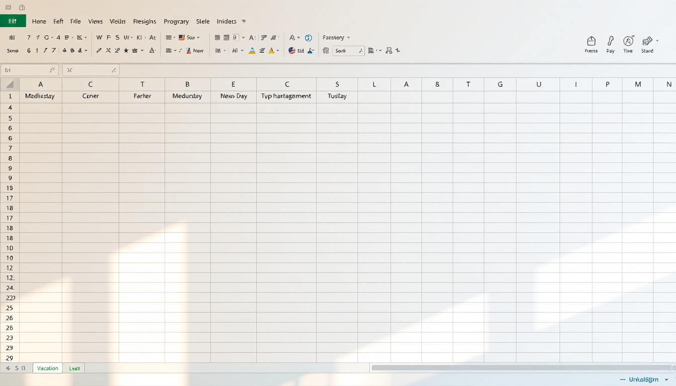 Urlaubsliste Excel Vorlage hier kostenlos downloaden