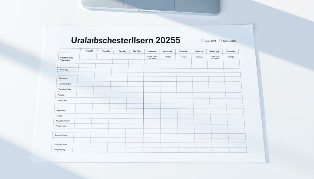 Urlaubsplan 2025 Excel Vorlage hier kostenlos downloaden