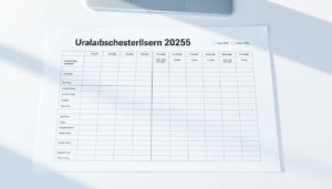 Urlaubsplan 2025 Excel Vorlage hier kostenlos downloaden