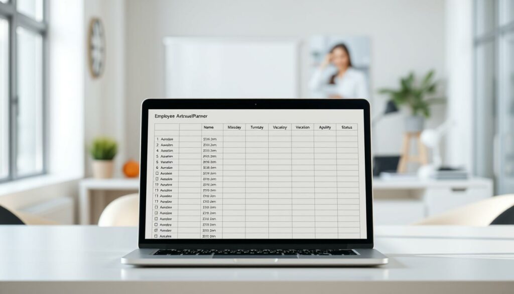 Urlaubsplan Excel Vorlage hier kostenlos downloaden