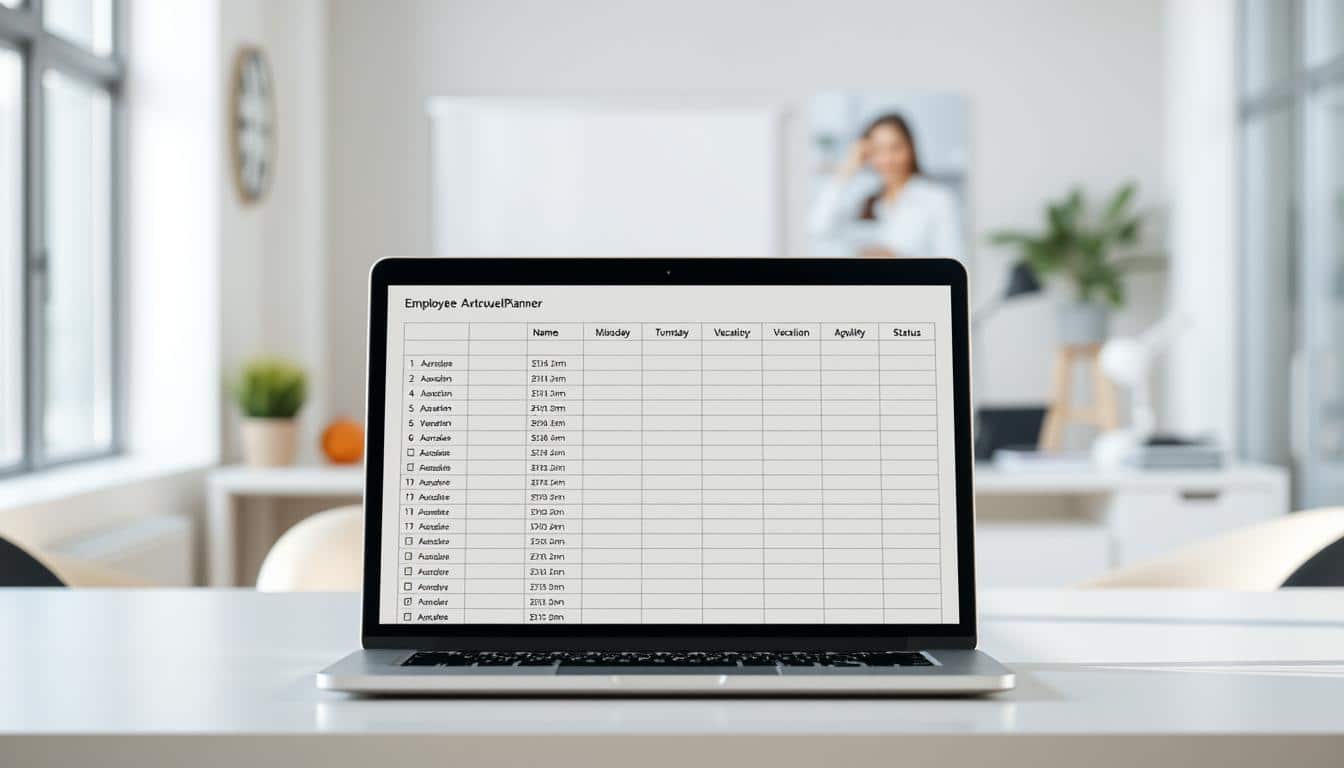 Urlaubsplan Excel Vorlage hier kostenlos downloaden