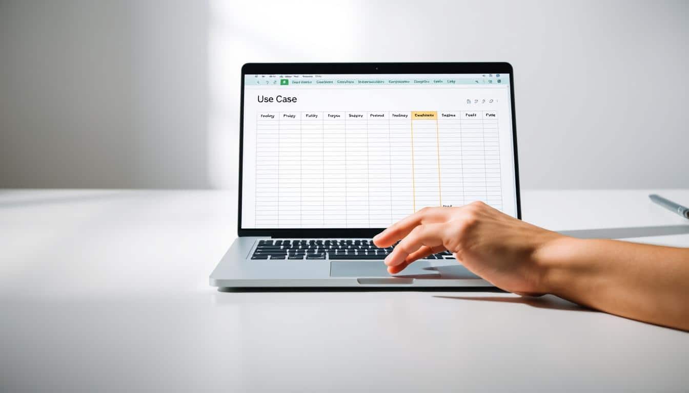 Use Case Excel Vorlage hier kostenlos downloaden