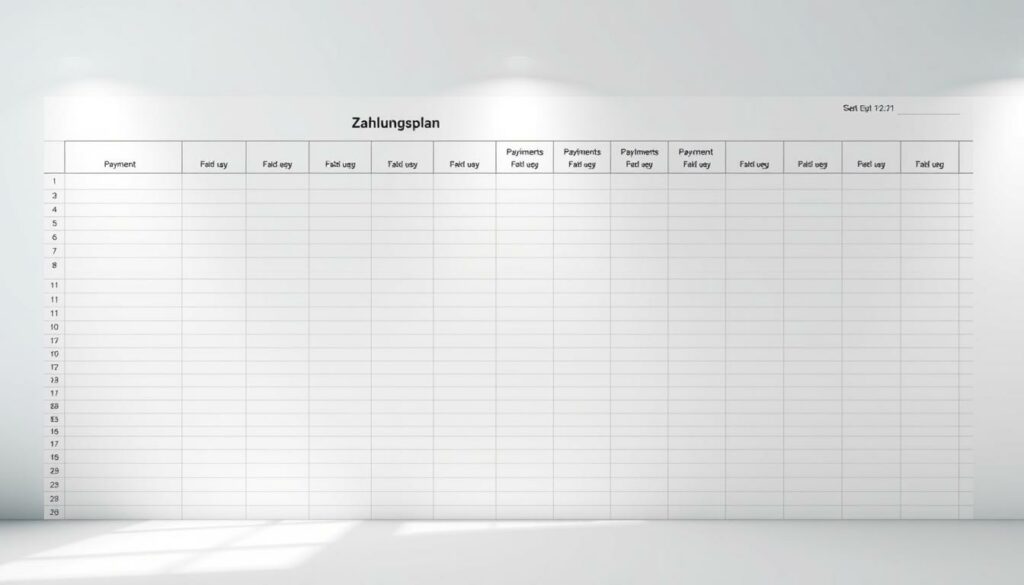 Zahlungsplan Excel Vorlage hier kostenlos downloaden