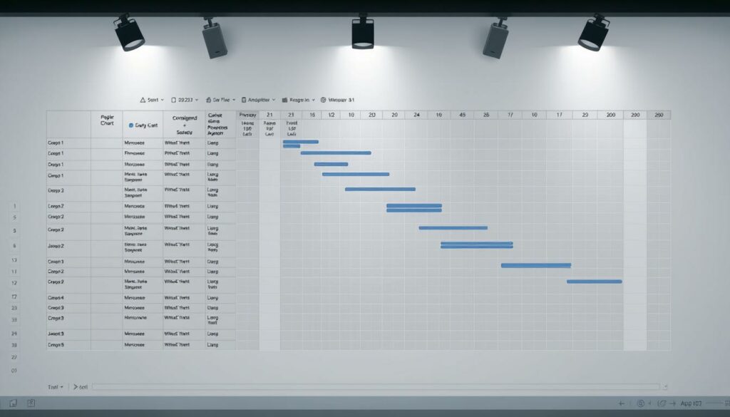 Zeitplan Diagramm Excel Vorlage hier kostenlos downloaden
