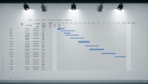 Zeitplan Diagramm Excel Vorlage hier kostenlos downloaden