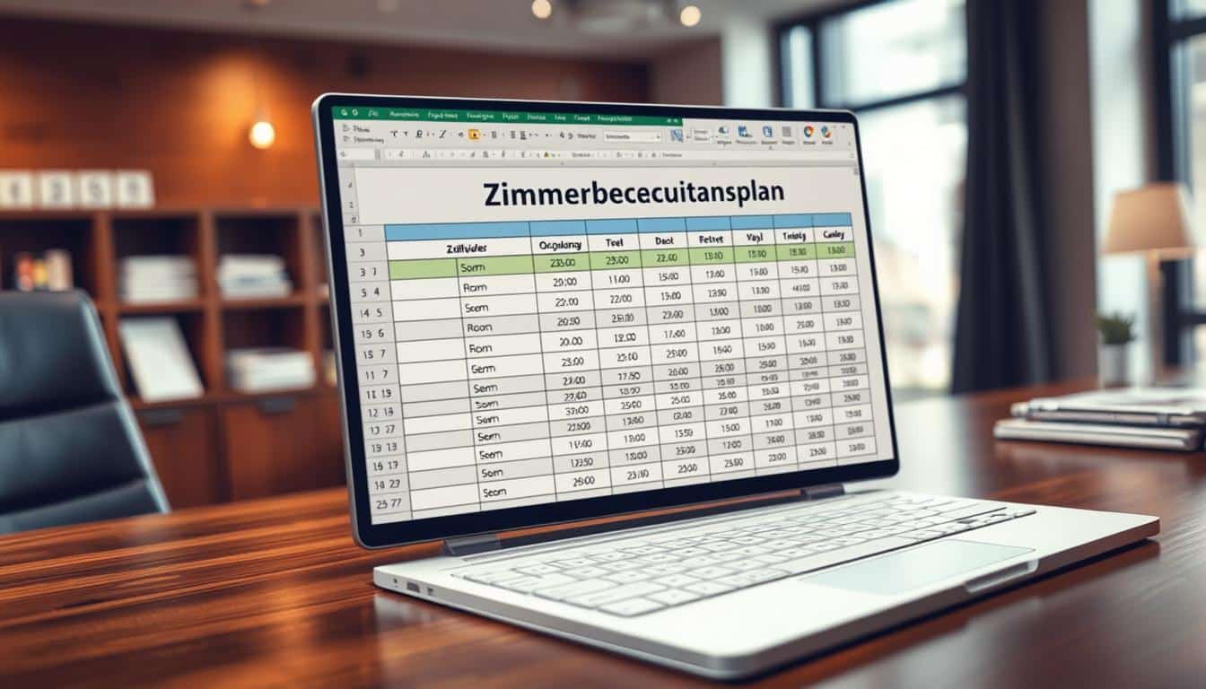Zimmerbelegungsplan Excel Vorlage hier kostenlos downloaden